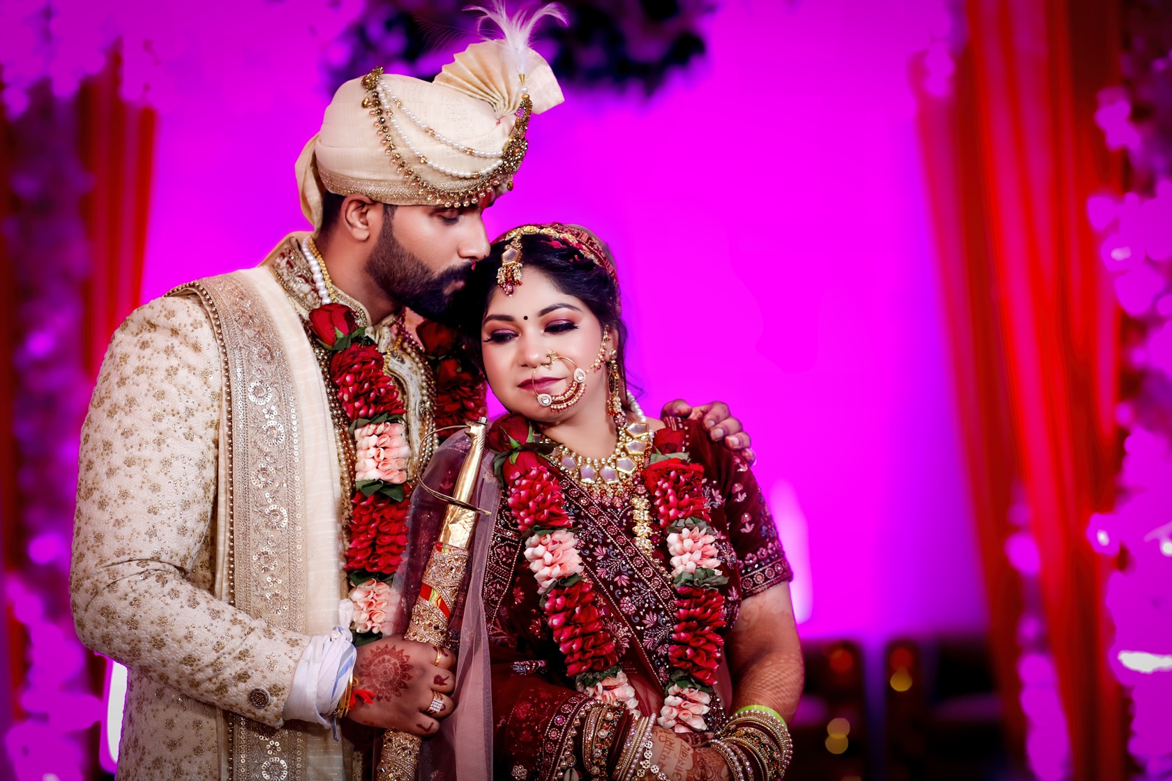 Romantic Couple Portraits | Delhi’s Best Candid Wedding Photographer